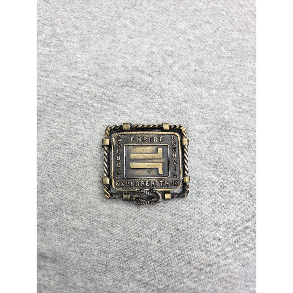 Vintage Boy Scouts of America Golden Empire Council Training Award Belt Buckle